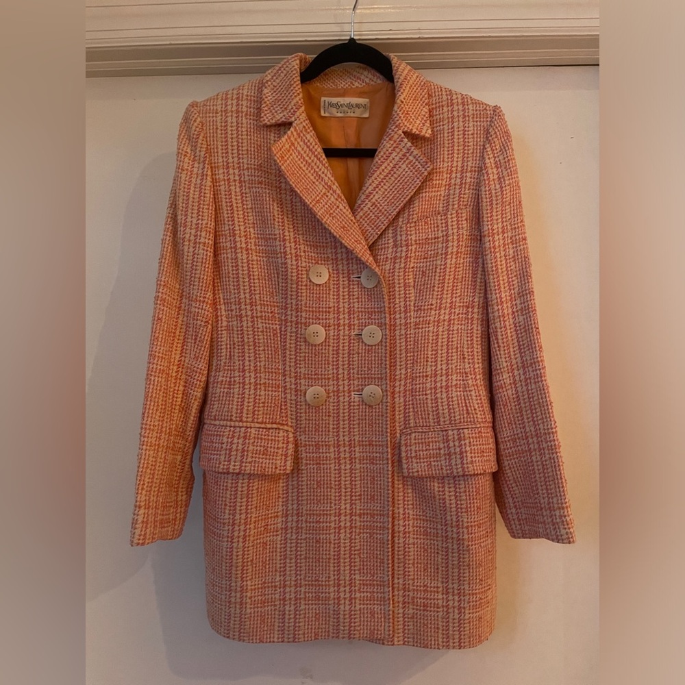 Vintage Yves Saint Laurent tweed blazer